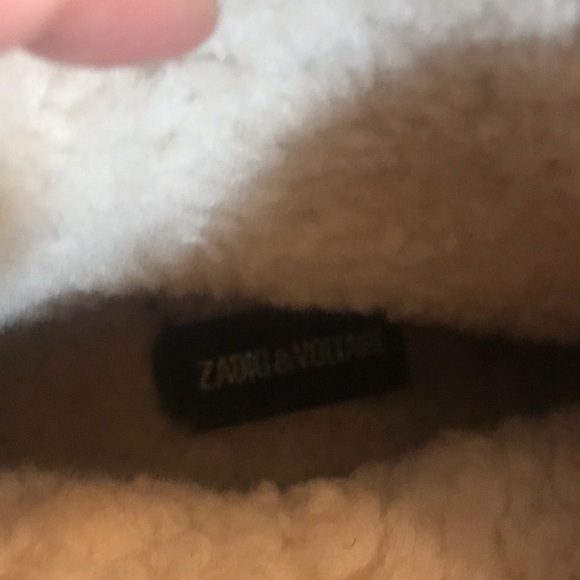 “ZADIG & VOLTAIRE” TEDDY Leather Ankle Boots. - Picture 9 of 16